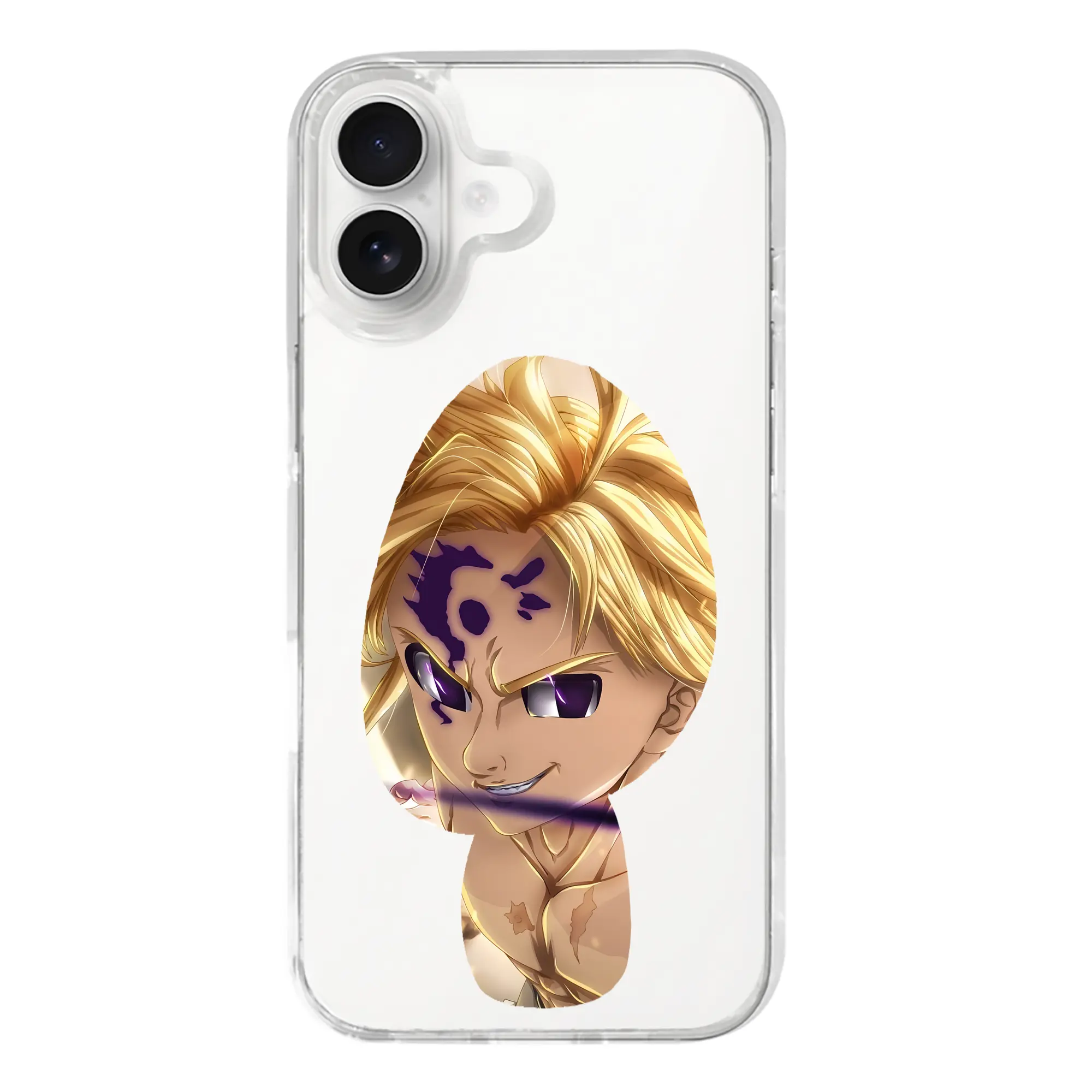 七つの大罪 グッズ メリオダス - iPhone 17シリーズ 透明スマホケース – 薄型・耐衝撃・精密フィット保護カバー